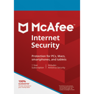 McAfee Internet Security – 1-Year / 5-Device